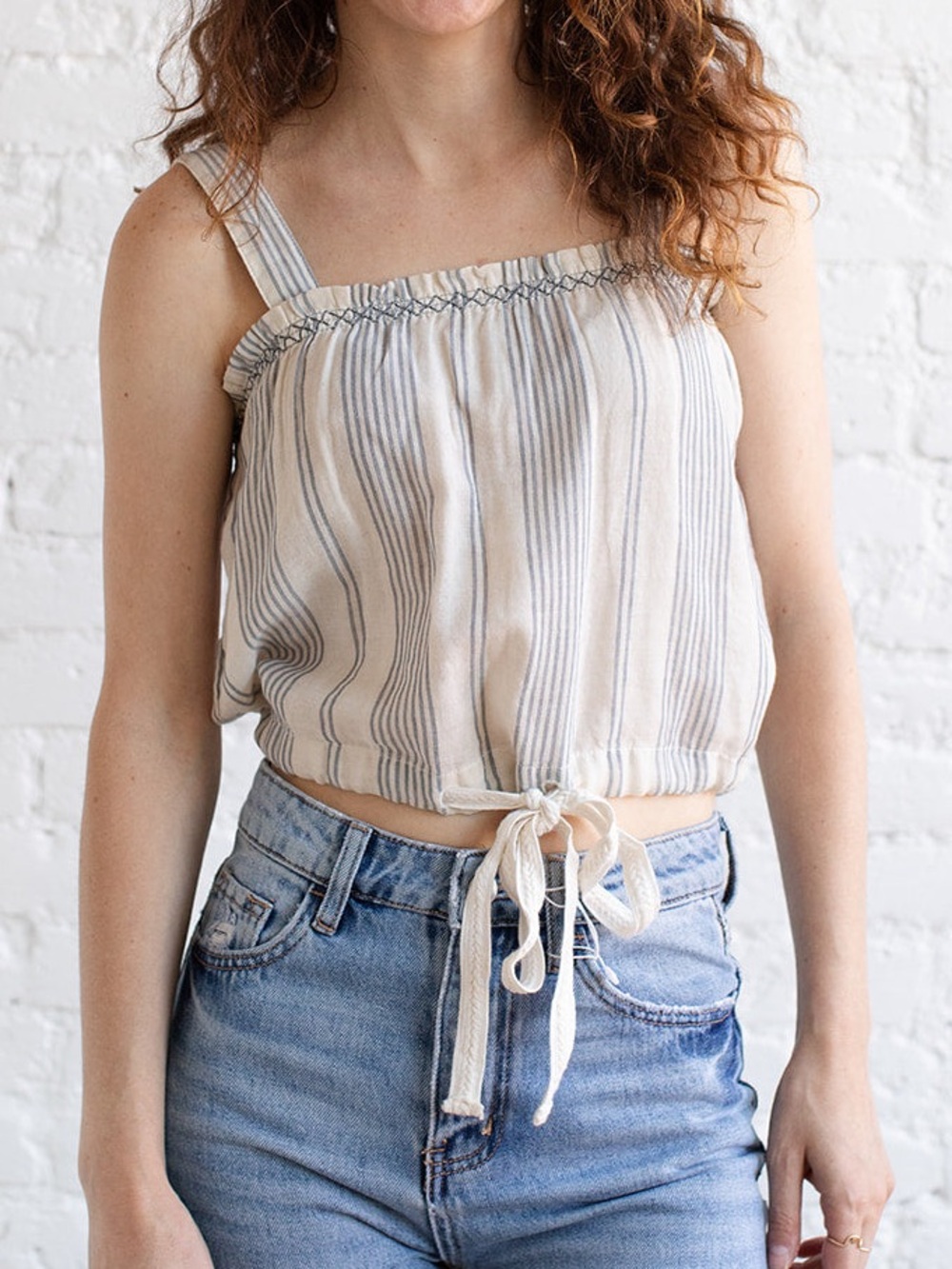 Pact 100% organic cotton coastal smock tank women’s size medium